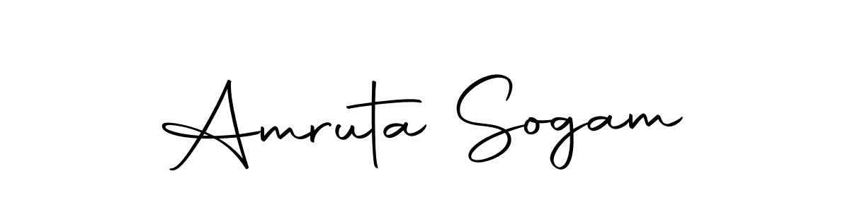 Use a signature maker to create a handwritten signature online. With this signature software, you can design (Autography-DOLnW) your own signature for name Amruta Sogam. Amruta Sogam signature style 10 images and pictures png