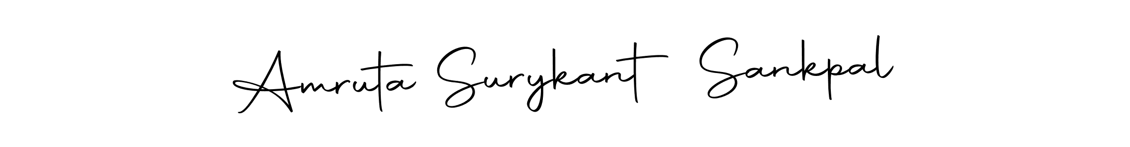 Also we have Amruta Surykant Sankpal name is the best signature style. Create professional handwritten signature collection using Autography-DOLnW autograph style. Amruta Surykant Sankpal signature style 10 images and pictures png