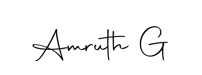 Make a beautiful signature design for name Amruth G. Use this online signature maker to create a handwritten signature for free. Amruth G signature style 10 images and pictures png