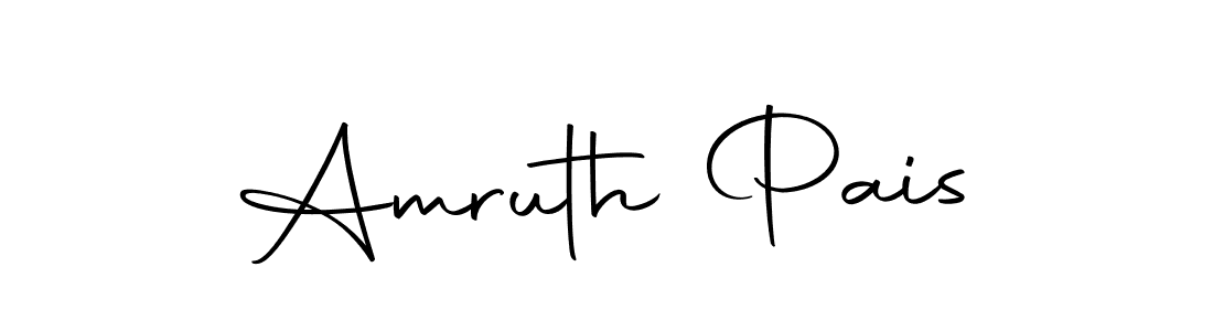 Create a beautiful signature design for name Amruth Pais. With this signature (Autography-DOLnW) fonts, you can make a handwritten signature for free. Amruth Pais signature style 10 images and pictures png