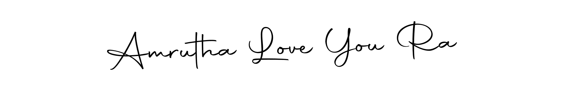 The best way (Autography-DOLnW) to make a short signature is to pick only two or three words in your name. The name Amrutha Love You Ra include a total of six letters. For converting this name. Amrutha Love You Ra signature style 10 images and pictures png