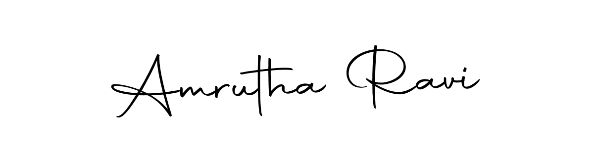 Make a beautiful signature design for name Amrutha Ravi. Use this online signature maker to create a handwritten signature for free. Amrutha Ravi signature style 10 images and pictures png
