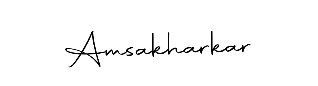 Design your own signature with our free online signature maker. With this signature software, you can create a handwritten (Autography-DOLnW) signature for name Amsakharkar. Amsakharkar signature style 10 images and pictures png