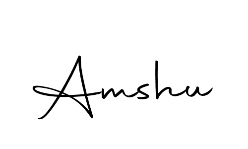 Create a beautiful signature design for name Amshu. With this signature (Autography-DOLnW) fonts, you can make a handwritten signature for free. Amshu signature style 10 images and pictures png