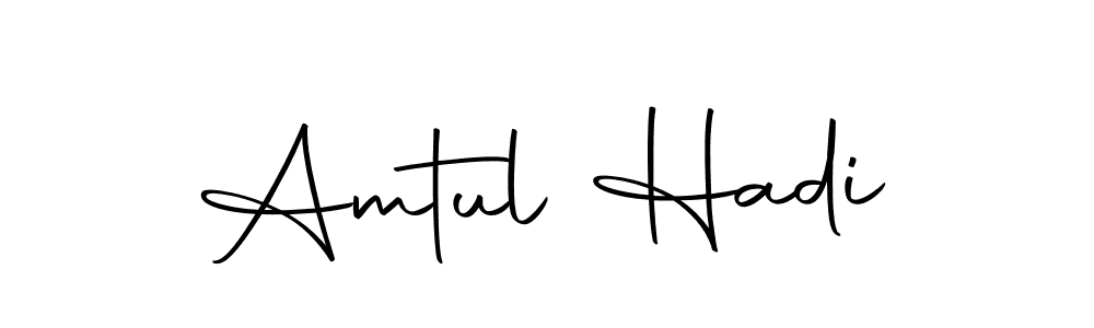 Autography-DOLnW is a professional signature style that is perfect for those who want to add a touch of class to their signature. It is also a great choice for those who want to make their signature more unique. Get Amtul Hadi name to fancy signature for free. Amtul Hadi signature style 10 images and pictures png