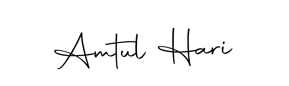 Make a beautiful signature design for name Amtul Hari. With this signature (Autography-DOLnW) style, you can create a handwritten signature for free. Amtul Hari signature style 10 images and pictures png