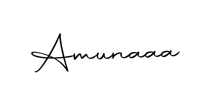 Design your own signature with our free online signature maker. With this signature software, you can create a handwritten (Autography-DOLnW) signature for name Amunaaa. Amunaaa signature style 10 images and pictures png