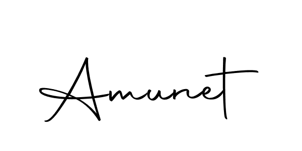 Design your own signature with our free online signature maker. With this signature software, you can create a handwritten (Autography-DOLnW) signature for name Amunet. Amunet signature style 10 images and pictures png