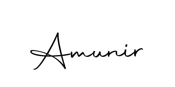 Design your own signature with our free online signature maker. With this signature software, you can create a handwritten (Autography-DOLnW) signature for name Amunir. Amunir signature style 10 images and pictures png