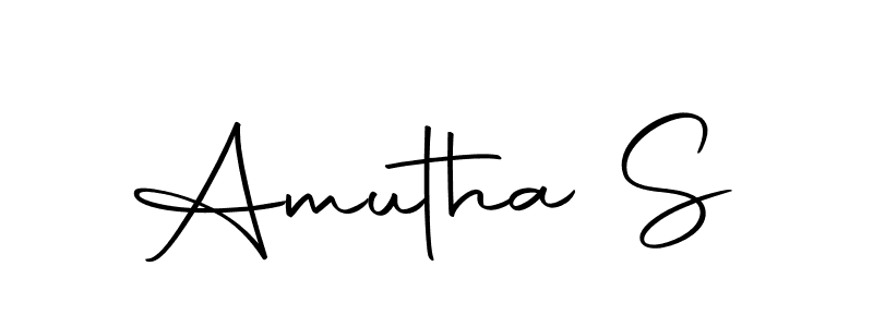 Also we have Amutha S name is the best signature style. Create professional handwritten signature collection using Autography-DOLnW autograph style. Amutha S signature style 10 images and pictures png