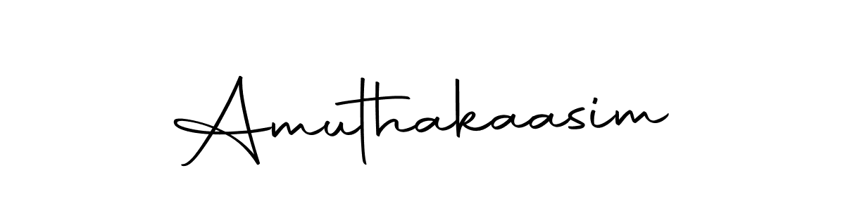 Make a beautiful signature design for name Amuthakaasim. Use this online signature maker to create a handwritten signature for free. Amuthakaasim signature style 10 images and pictures png