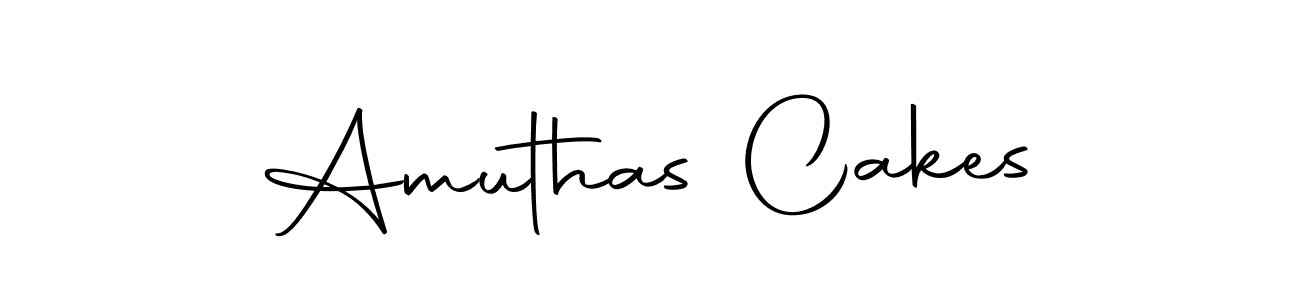 Also we have Amuthas Cakes name is the best signature style. Create professional handwritten signature collection using Autography-DOLnW autograph style. Amuthas Cakes signature style 10 images and pictures png