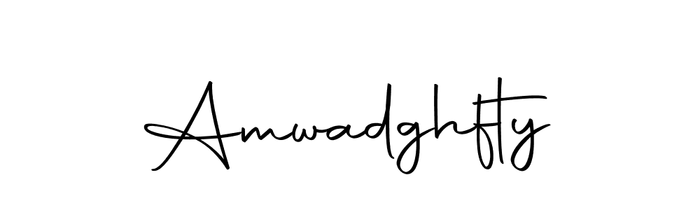 Use a signature maker to create a handwritten signature online. With this signature software, you can design (Autography-DOLnW) your own signature for name Amwadghfty. Amwadghfty signature style 10 images and pictures png