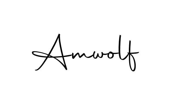 Use a signature maker to create a handwritten signature online. With this signature software, you can design (Autography-DOLnW) your own signature for name Amwolf. Amwolf signature style 10 images and pictures png