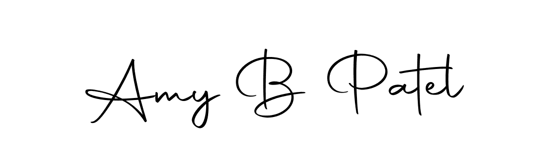 Also we have Amy B Patel name is the best signature style. Create professional handwritten signature collection using Autography-DOLnW autograph style. Amy B Patel signature style 10 images and pictures png