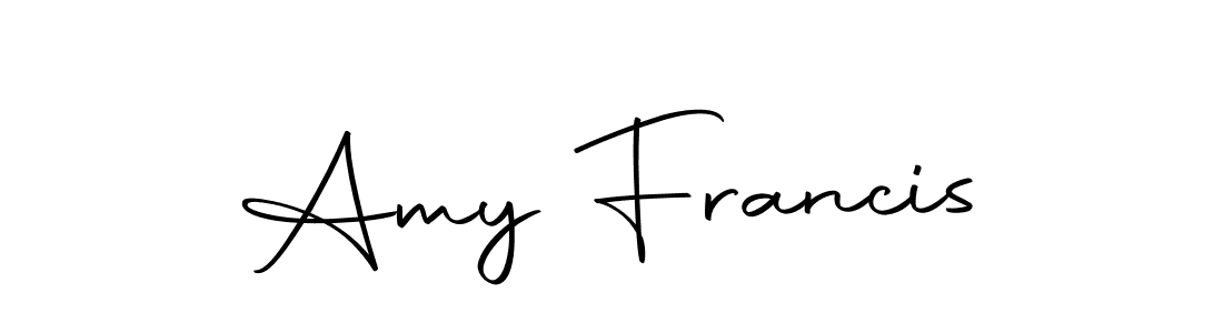 Design your own signature with our free online signature maker. With this signature software, you can create a handwritten (Autography-DOLnW) signature for name Amy Francis. Amy Francis signature style 10 images and pictures png