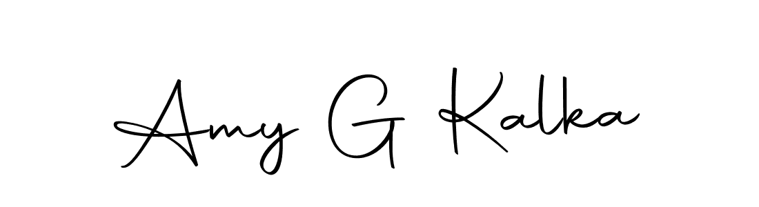 Create a beautiful signature design for name Amy G Kalka. With this signature (Autography-DOLnW) fonts, you can make a handwritten signature for free. Amy G Kalka signature style 10 images and pictures png