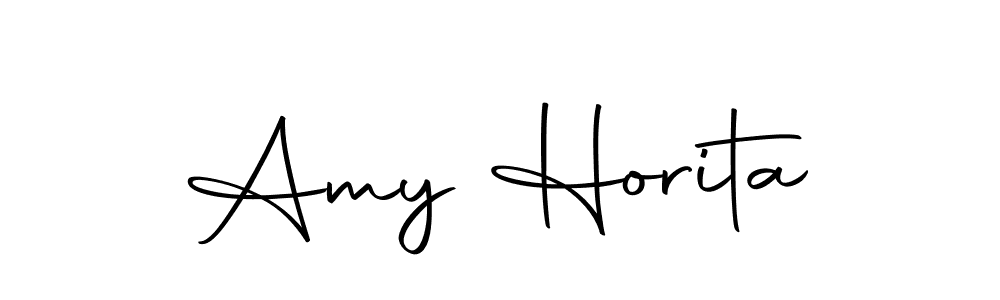 Use a signature maker to create a handwritten signature online. With this signature software, you can design (Autography-DOLnW) your own signature for name Amy Horita. Amy Horita signature style 10 images and pictures png