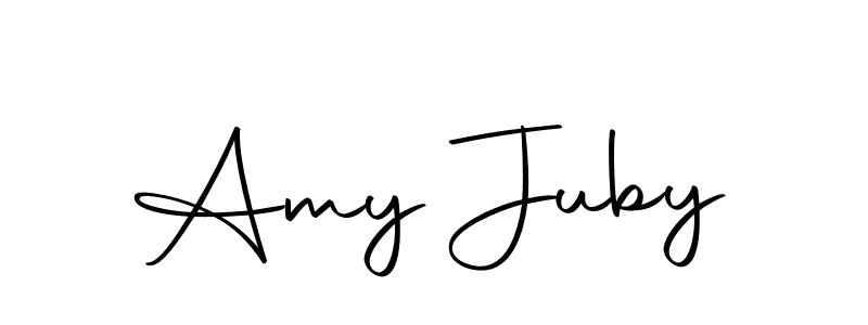 Amy Juby stylish signature style. Best Handwritten Sign (Autography-DOLnW) for my name. Handwritten Signature Collection Ideas for my name Amy Juby. Amy Juby signature style 10 images and pictures png