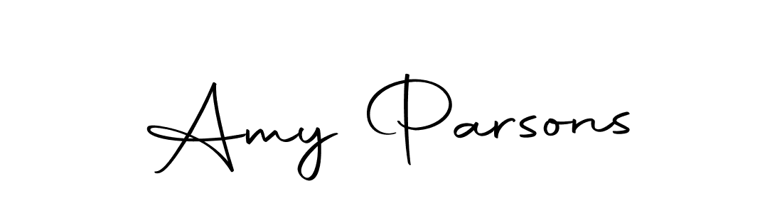 How to make Amy Parsons name signature. Use Autography-DOLnW style for creating short signs online. This is the latest handwritten sign. Amy Parsons signature style 10 images and pictures png