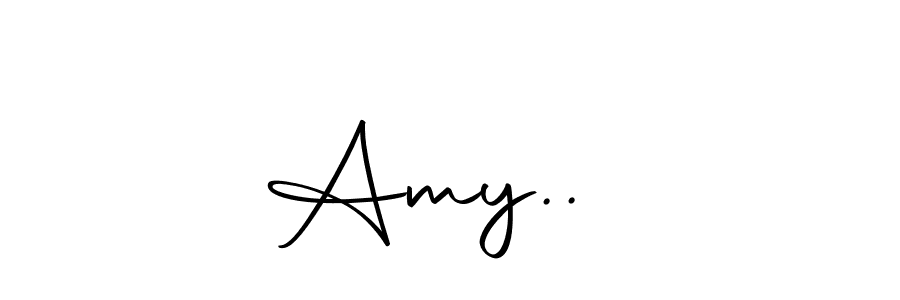 You should practise on your own different ways (Autography-DOLnW) to write your name (Amy.. ♥) in signature. don't let someone else do it for you. Amy.. ♥ signature style 10 images and pictures png