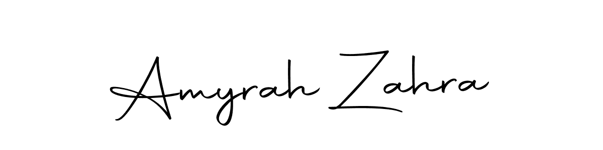 The best way (Autography-DOLnW) to make a short signature is to pick only two or three words in your name. The name Amyrah Zahra include a total of six letters. For converting this name. Amyrah Zahra signature style 10 images and pictures png