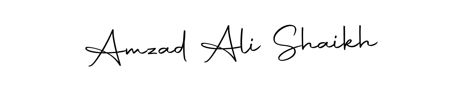 How to make Amzad Ali Shaikh signature? Autography-DOLnW is a professional autograph style. Create handwritten signature for Amzad Ali Shaikh name. Amzad Ali Shaikh signature style 10 images and pictures png