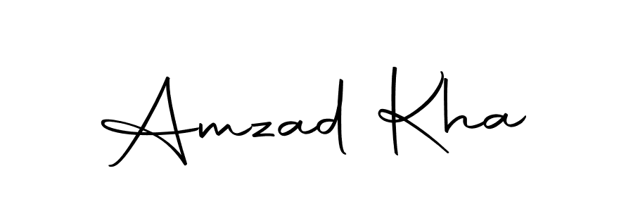 Make a beautiful signature design for name Amzad Kha. With this signature (Autography-DOLnW) style, you can create a handwritten signature for free. Amzad Kha signature style 10 images and pictures png