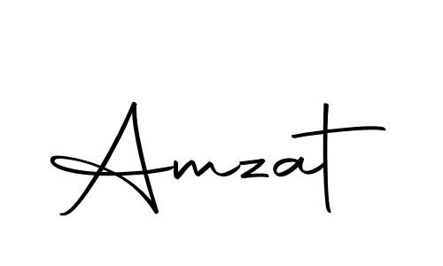 Make a beautiful signature design for name Amzat. Use this online signature maker to create a handwritten signature for free. Amzat signature style 10 images and pictures png