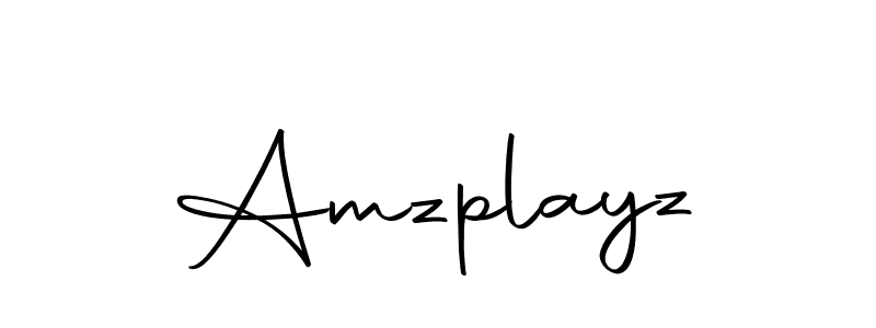 Create a beautiful signature design for name Amzplayz. With this signature (Autography-DOLnW) fonts, you can make a handwritten signature for free. Amzplayz signature style 10 images and pictures png