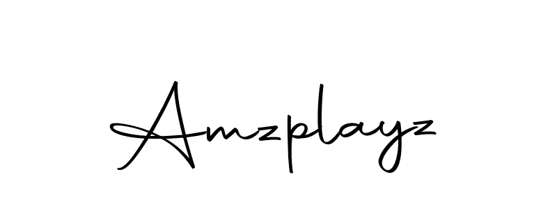 Design your own signature with our free online signature maker. With this signature software, you can create a handwritten (Autography-DOLnW) signature for name Amzplayz. Amzplayz signature style 10 images and pictures png