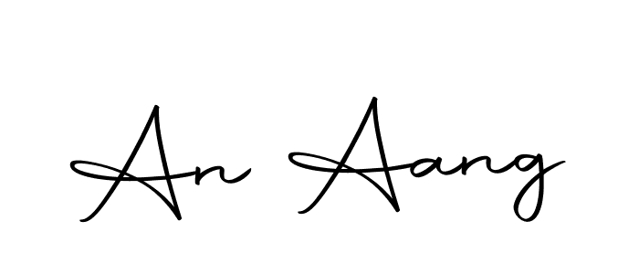 The best way (Autography-DOLnW) to make a short signature is to pick only two or three words in your name. The name An Aang include a total of six letters. For converting this name. An Aang signature style 10 images and pictures png