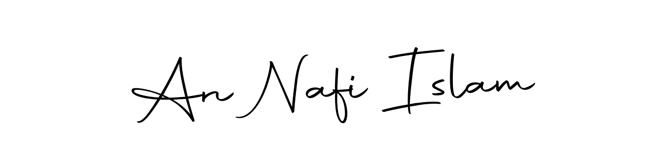 The best way (Autography-DOLnW) to make a short signature is to pick only two or three words in your name. The name An Nafi Islam include a total of six letters. For converting this name. An Nafi Islam signature style 10 images and pictures png