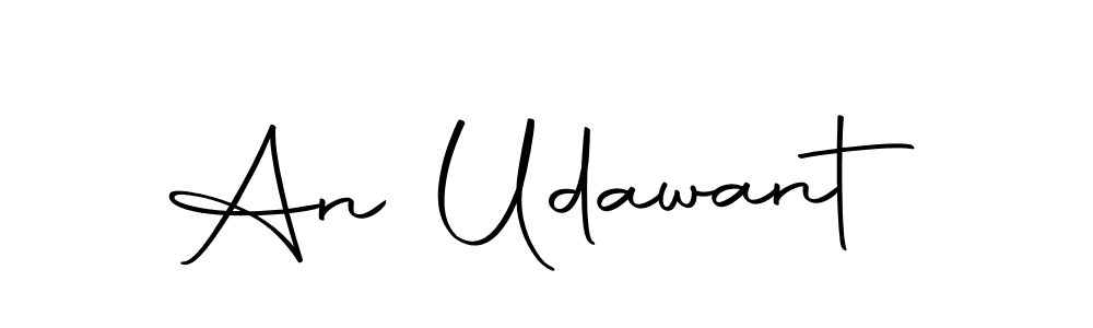 Design your own signature with our free online signature maker. With this signature software, you can create a handwritten (Autography-DOLnW) signature for name An Udawant. An Udawant signature style 10 images and pictures png