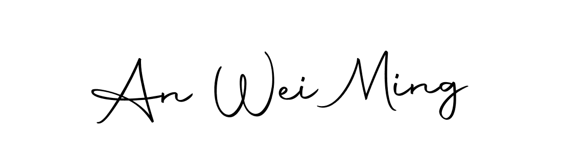 It looks lik you need a new signature style for name An Wei Ming. Design unique handwritten (Autography-DOLnW) signature with our free signature maker in just a few clicks. An Wei Ming signature style 10 images and pictures png