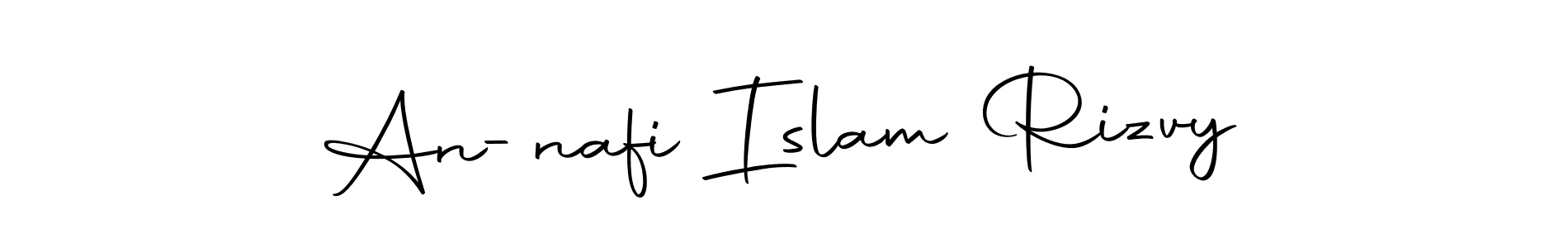 How to make An-nafi Islam Rizvy name signature. Use Autography-DOLnW style for creating short signs online. This is the latest handwritten sign. An-nafi Islam Rizvy signature style 10 images and pictures png