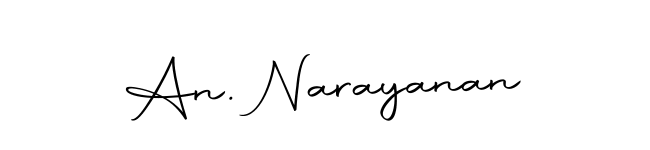 This is the best signature style for the An. Narayanan name. Also you like these signature font (Autography-DOLnW). Mix name signature. An. Narayanan signature style 10 images and pictures png
