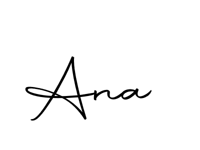 Design your own signature with our free online signature maker. With this signature software, you can create a handwritten (Autography-DOLnW) signature for name Ana . Ana  signature style 10 images and pictures png