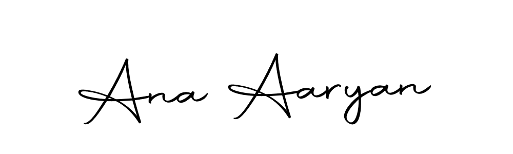 Create a beautiful signature design for name Ana Aaryan. With this signature (Autography-DOLnW) fonts, you can make a handwritten signature for free. Ana Aaryan signature style 10 images and pictures png