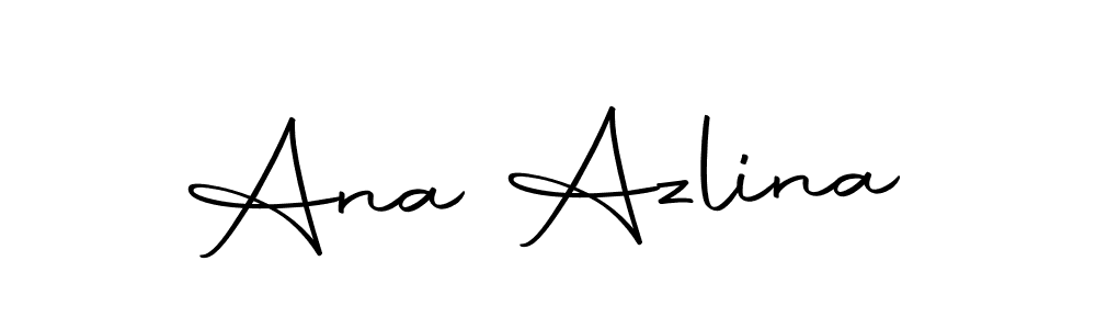 How to make Ana Azlina signature? Autography-DOLnW is a professional autograph style. Create handwritten signature for Ana Azlina name. Ana Azlina signature style 10 images and pictures png