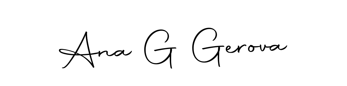 It looks lik you need a new signature style for name Ana G Gerova. Design unique handwritten (Autography-DOLnW) signature with our free signature maker in just a few clicks. Ana G Gerova signature style 10 images and pictures png