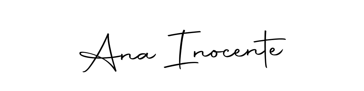 Make a beautiful signature design for name Ana Inocente. Use this online signature maker to create a handwritten signature for free. Ana Inocente signature style 10 images and pictures png