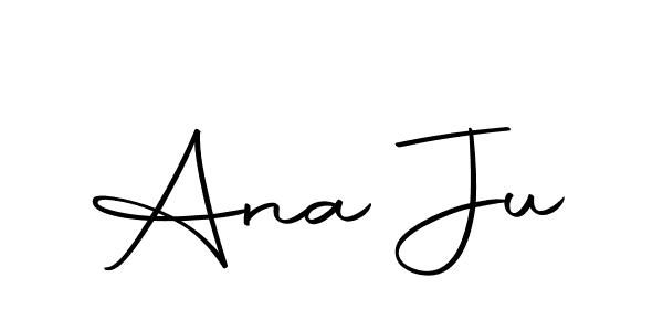 You should practise on your own different ways (Autography-DOLnW) to write your name (Ana Ju) in signature. don't let someone else do it for you. Ana Ju signature style 10 images and pictures png