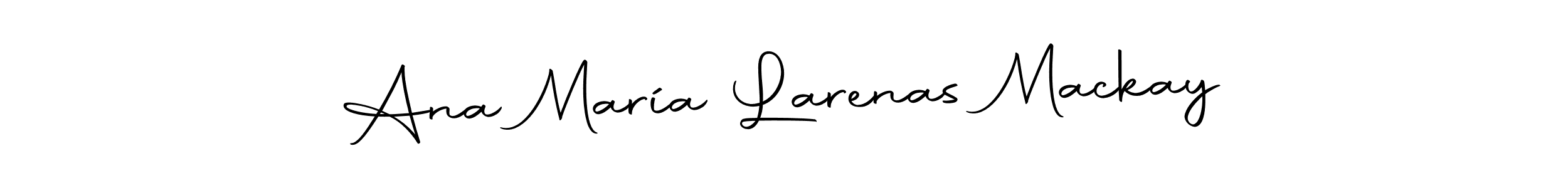 You can use this online signature creator to create a handwritten signature for the name Ana María Larenas Mackay. This is the best online autograph maker. Ana María Larenas Mackay signature style 10 images and pictures png