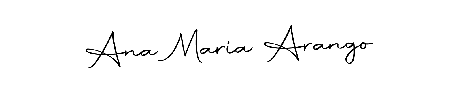 Create a beautiful signature design for name Ana Maria Arango. With this signature (Autography-DOLnW) fonts, you can make a handwritten signature for free. Ana Maria Arango signature style 10 images and pictures png