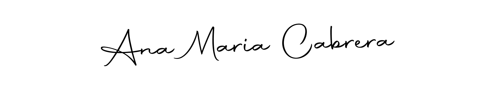 Make a beautiful signature design for name Ana Maria Cabrera. With this signature (Autography-DOLnW) style, you can create a handwritten signature for free. Ana Maria Cabrera signature style 10 images and pictures png