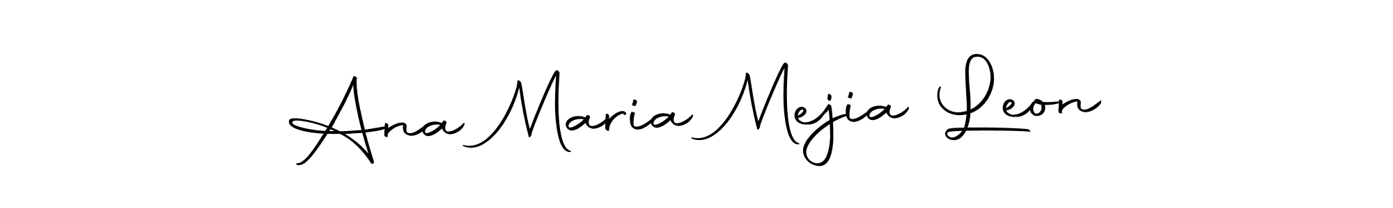 Here are the top 10 professional signature styles for the name Ana Maria Mejia Leon. These are the best autograph styles you can use for your name. Ana Maria Mejia Leon signature style 10 images and pictures png