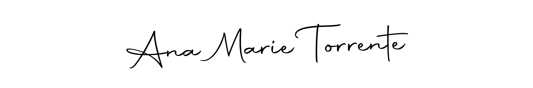 Use a signature maker to create a handwritten signature online. With this signature software, you can design (Autography-DOLnW) your own signature for name Ana Marie Torrente. Ana Marie Torrente signature style 10 images and pictures png