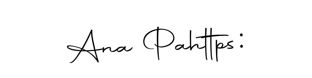 Make a beautiful signature design for name Ana Pahttps:. With this signature (Autography-DOLnW) style, you can create a handwritten signature for free. Ana Pahttps: signature style 10 images and pictures png