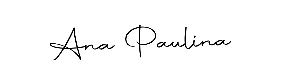 Create a beautiful signature design for name Ana Paulina. With this signature (Autography-DOLnW) fonts, you can make a handwritten signature for free. Ana Paulina signature style 10 images and pictures png